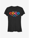 Disney Pixar Coco Logo Girls T-Shirt, BLACK, hi-res