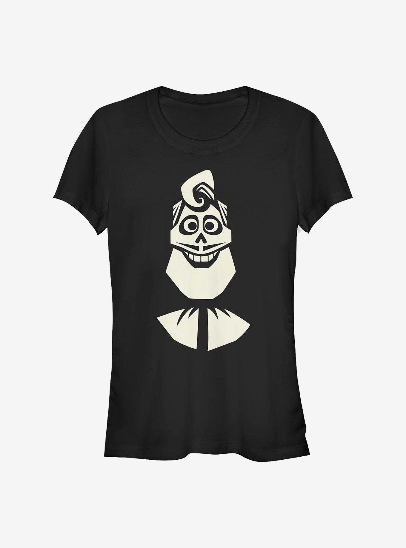 Disney Pixar Coco Ernesto Face Girls T-Shirt, BLACK, hi-res