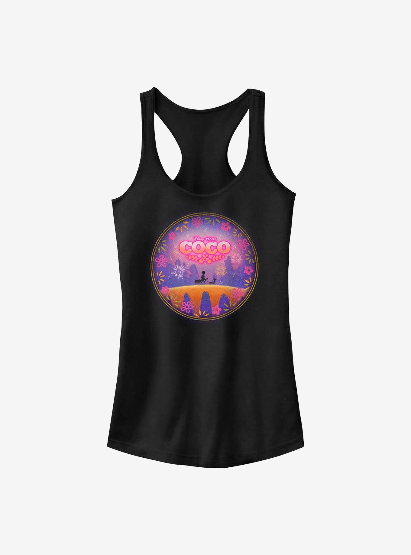 Disney Pixar Coco Bridge Girls Tank, BLACK, hi-res