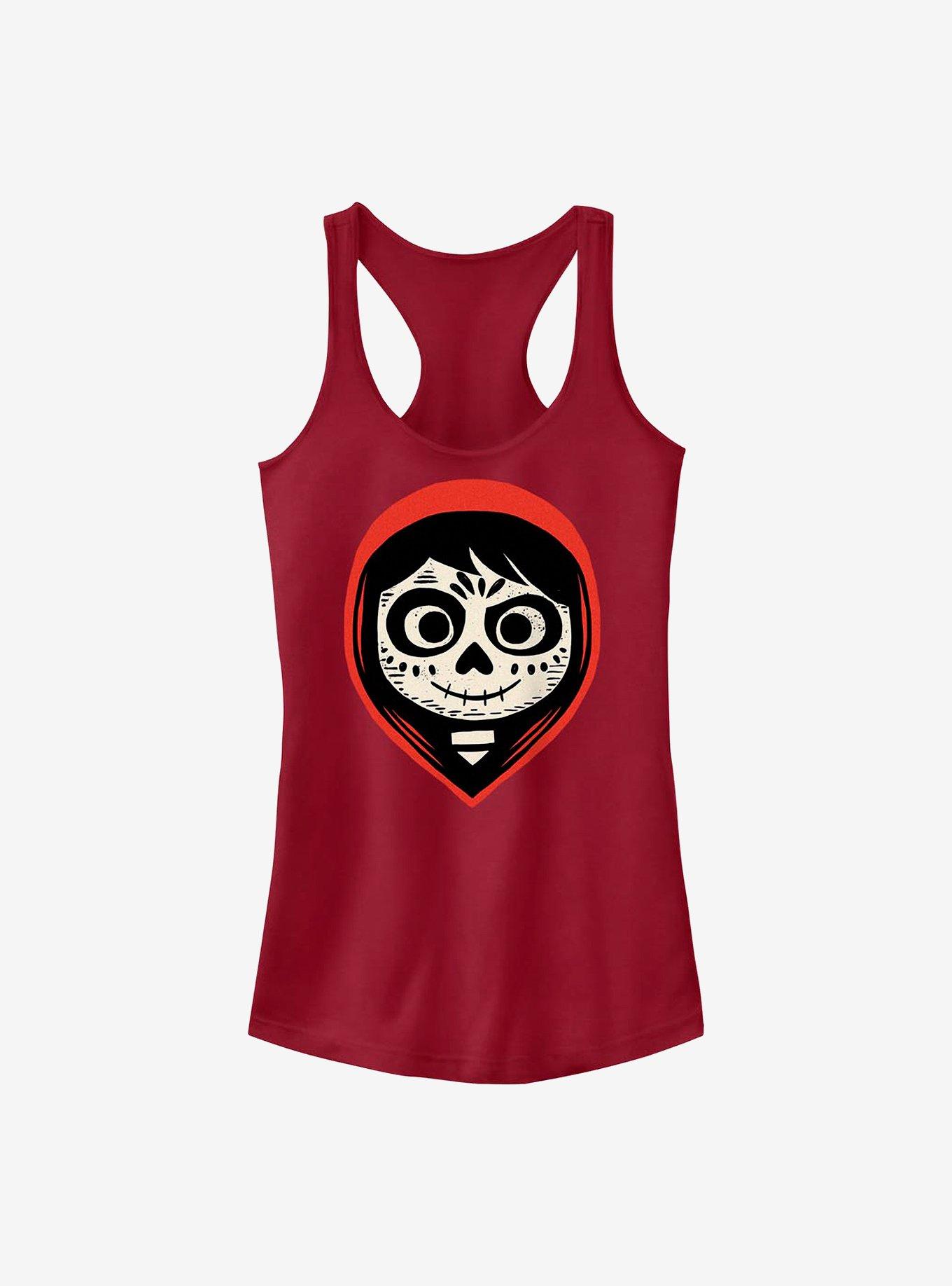 Disney Pixar Coco Dia De Los Muertos Girls Tank, SCARLET, hi-res