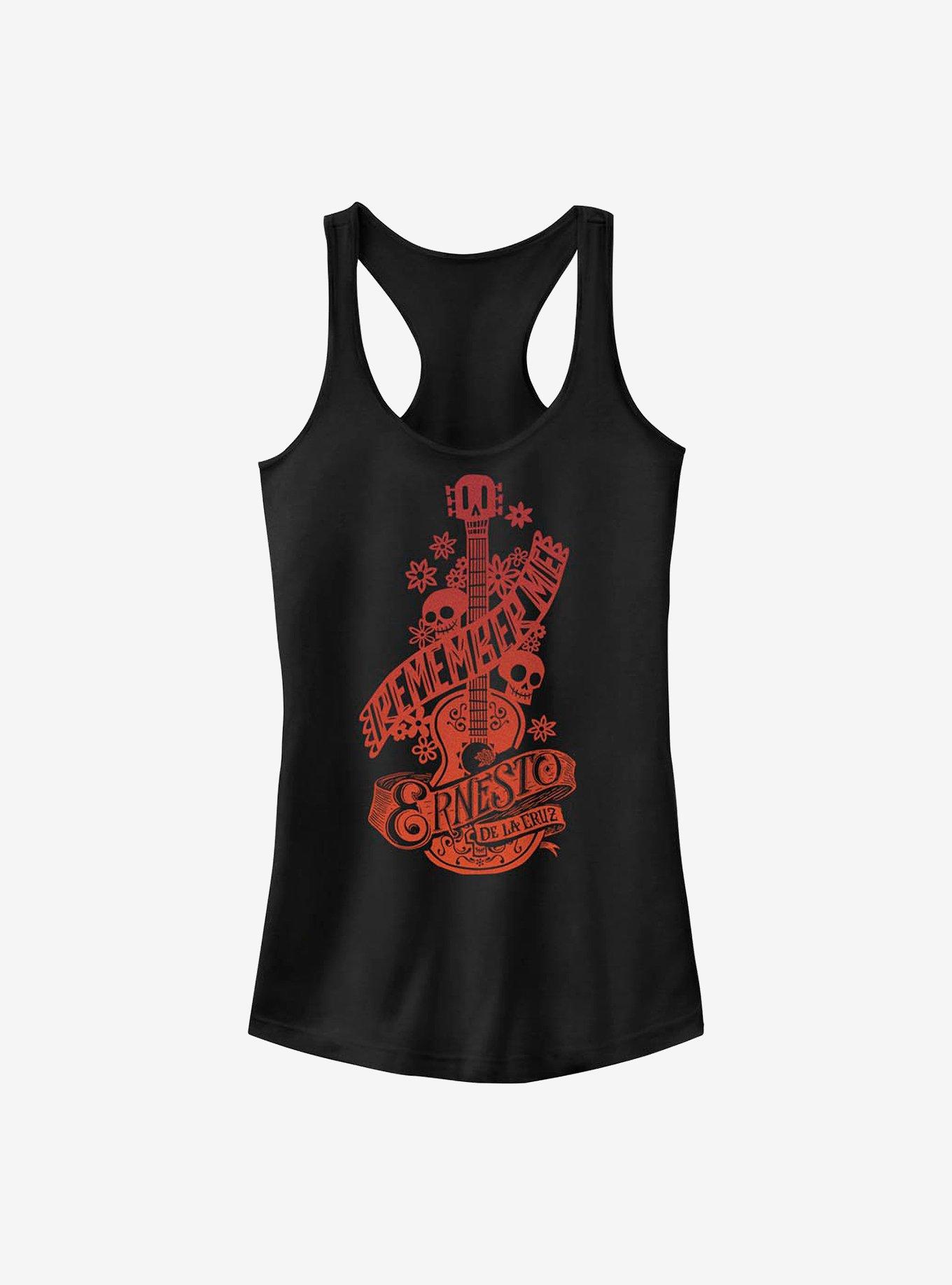 Disney Pixar Coco Ernesto De La Cruz Remember Me Girls Tank, BLACK, hi-res