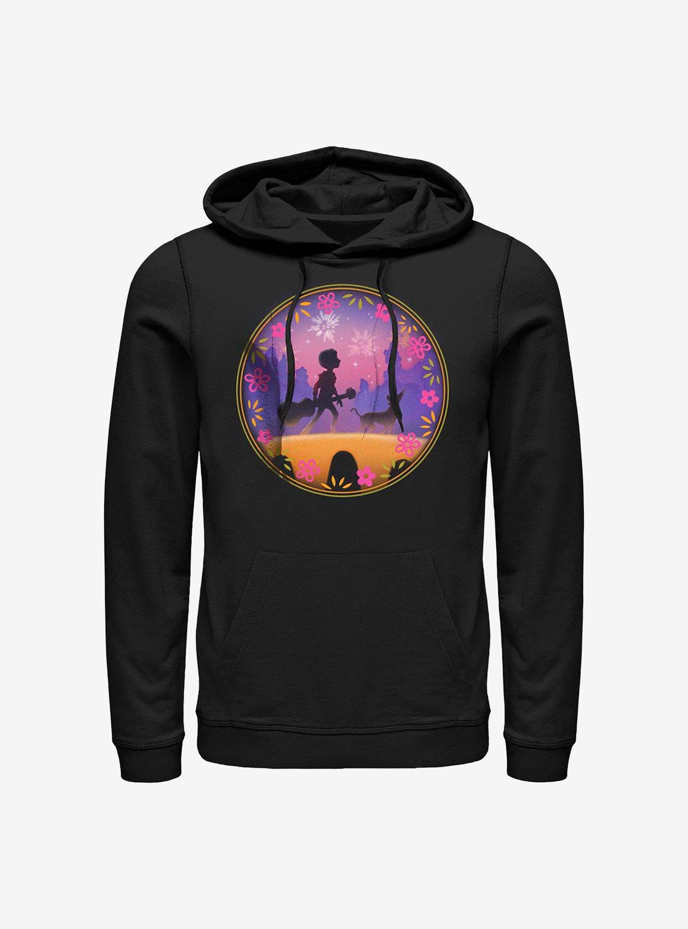 Disney Pixar Coco Bridge Remember Me Crew Sweatshirt, BLACK, hi-res