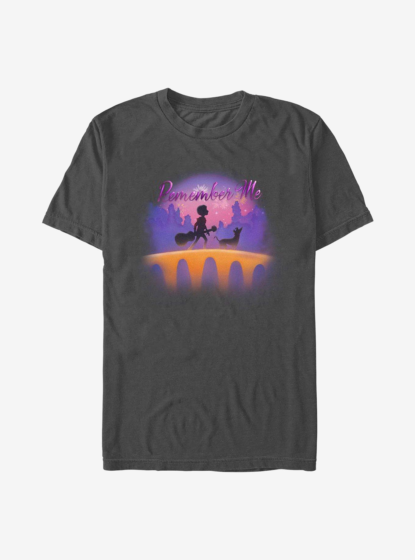 Disney Pixar Coco Bridge Air Brush T-Shirt, CHARCOAL, hi-res