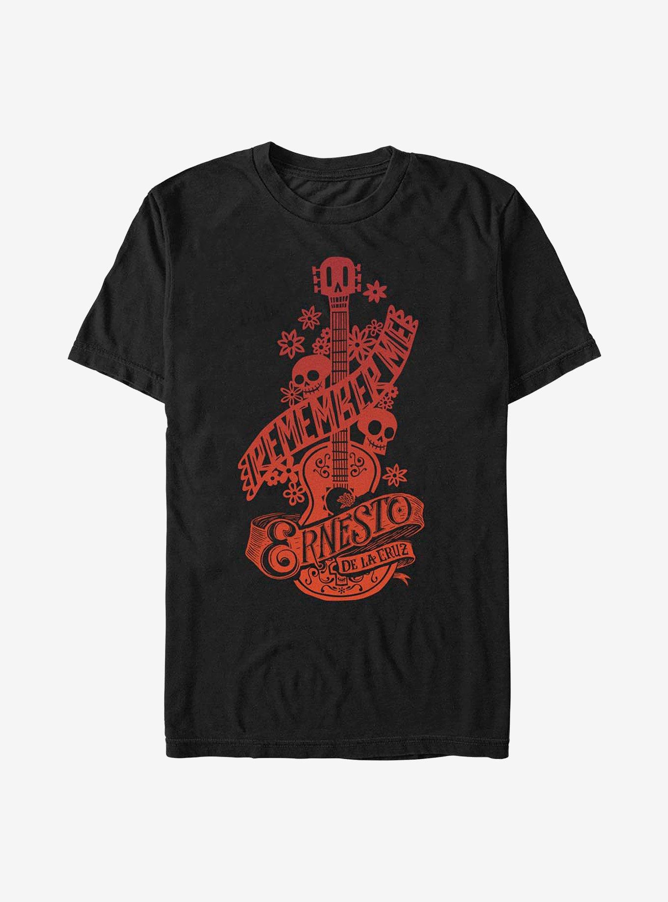 Disney Pixar Coco Ernesto De La Cruz Remember Me T-Shirt, BLACK, hi-res