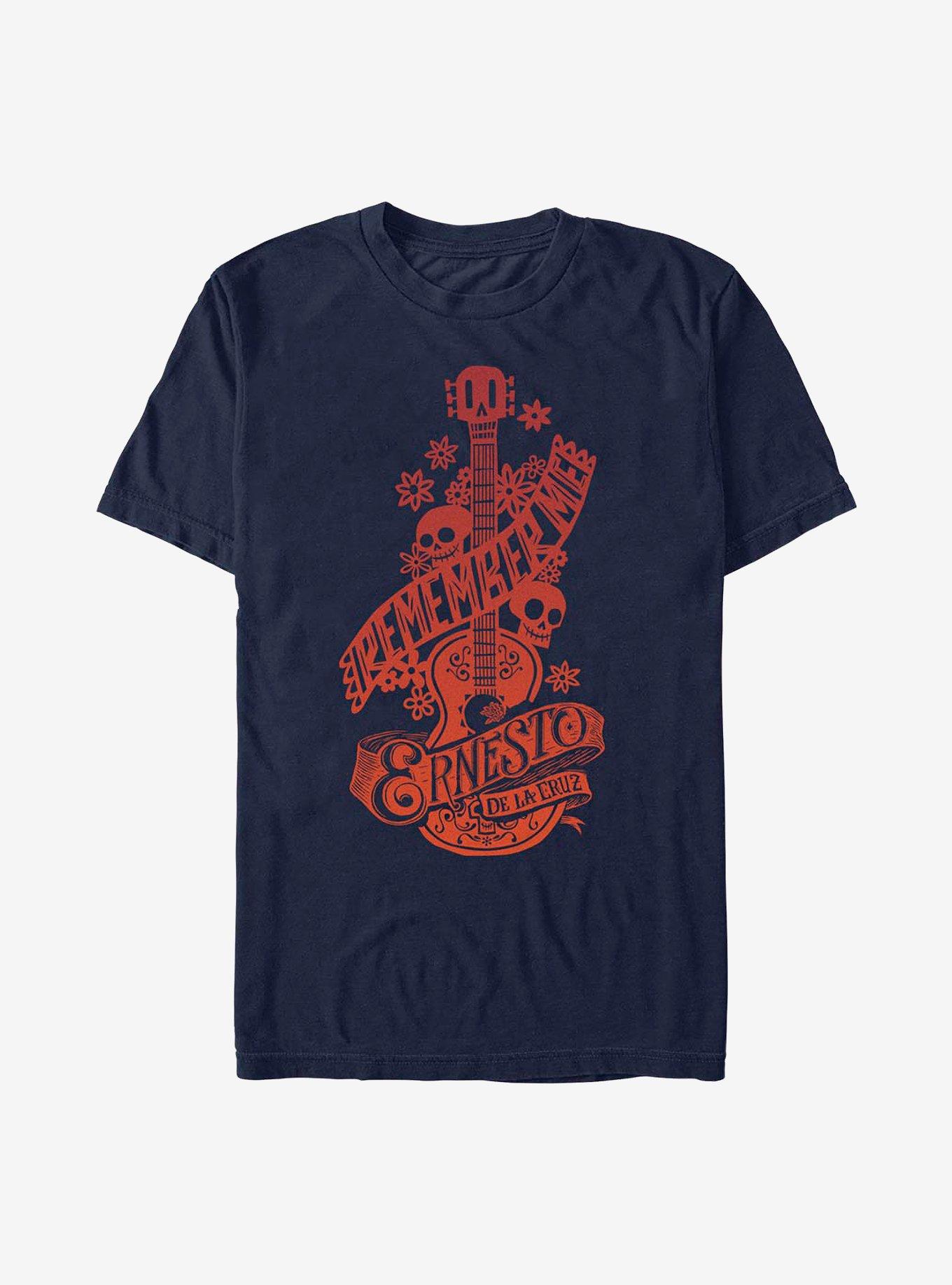 Disney Pixar Coco Ernesto De La Cruz Remember Me T-Shirt, NAVY, hi-res