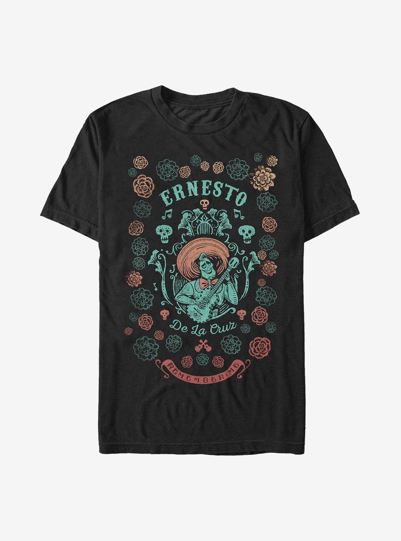 Disney Pixar Coco Flores Ernesto De La Cruz T-Shirt, BLACK, hi-res