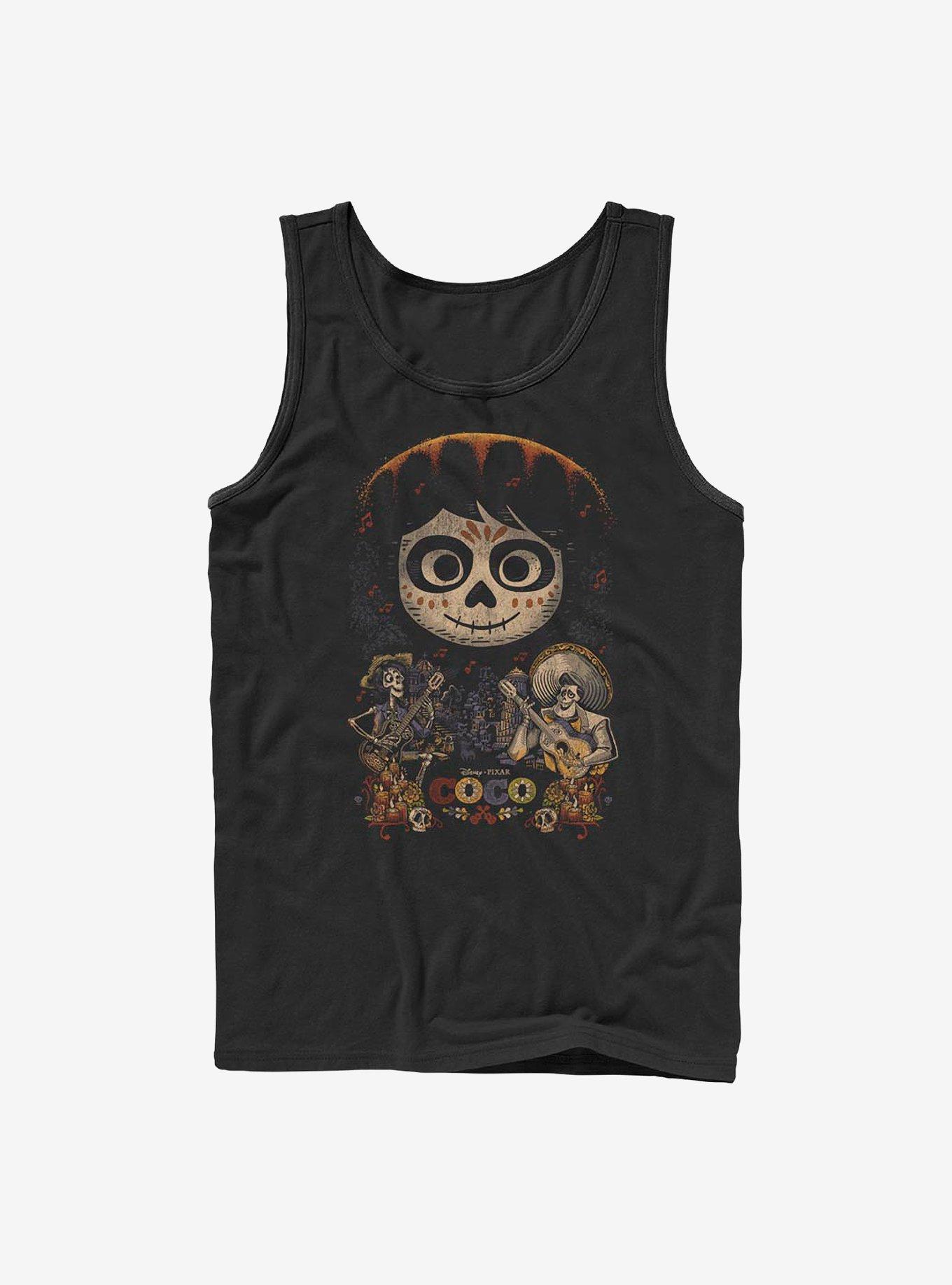 Disney Pixar Coco Poster Tank, BLACK, hi-res