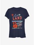Disney Pixar Coco Live In The Land Of The Dead Girls T-Shirt, NAVY, hi-res