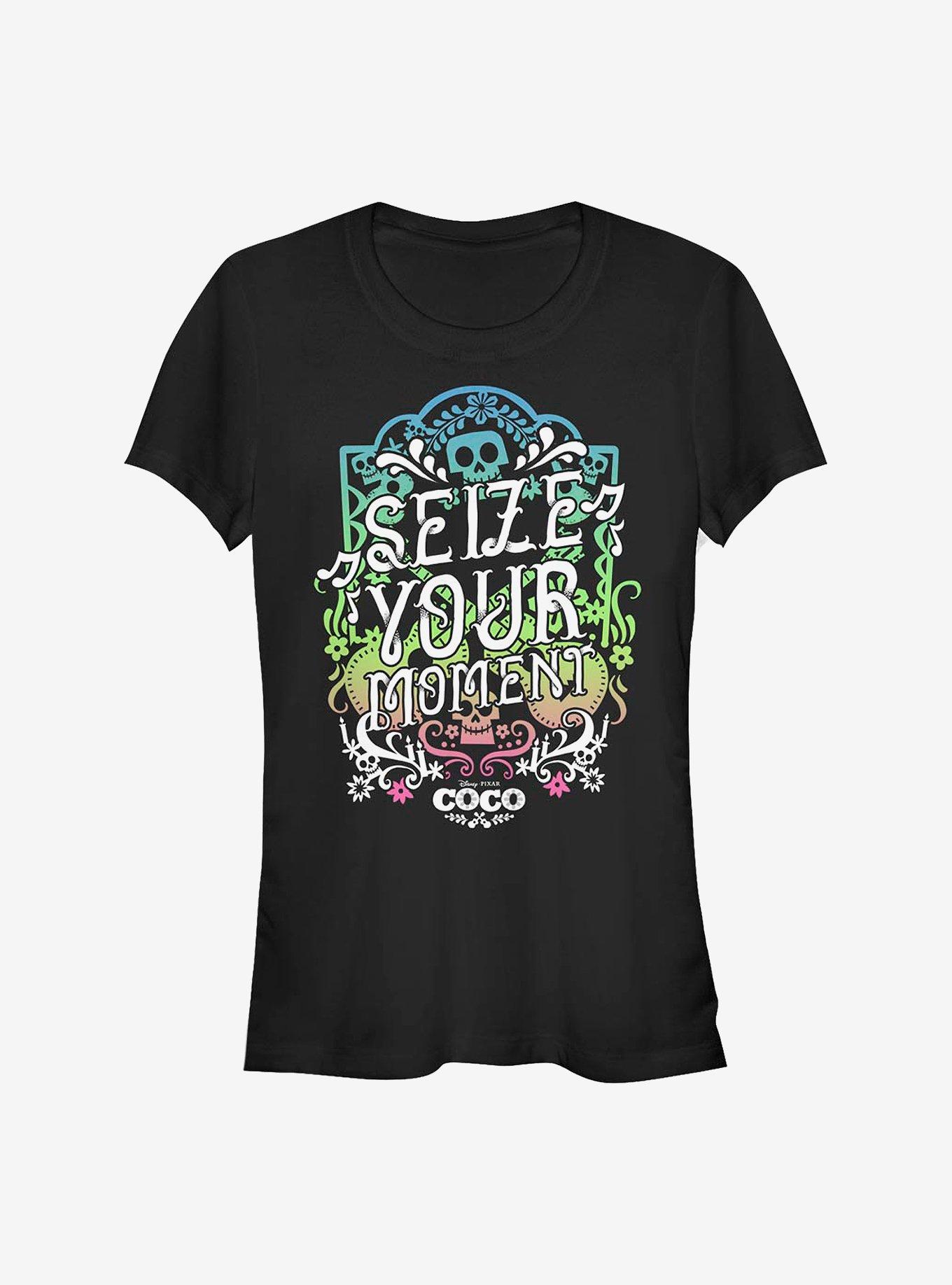 Disney Pixar Coco Seize Your Moment Girls T-Shirt, BLACK, hi-res