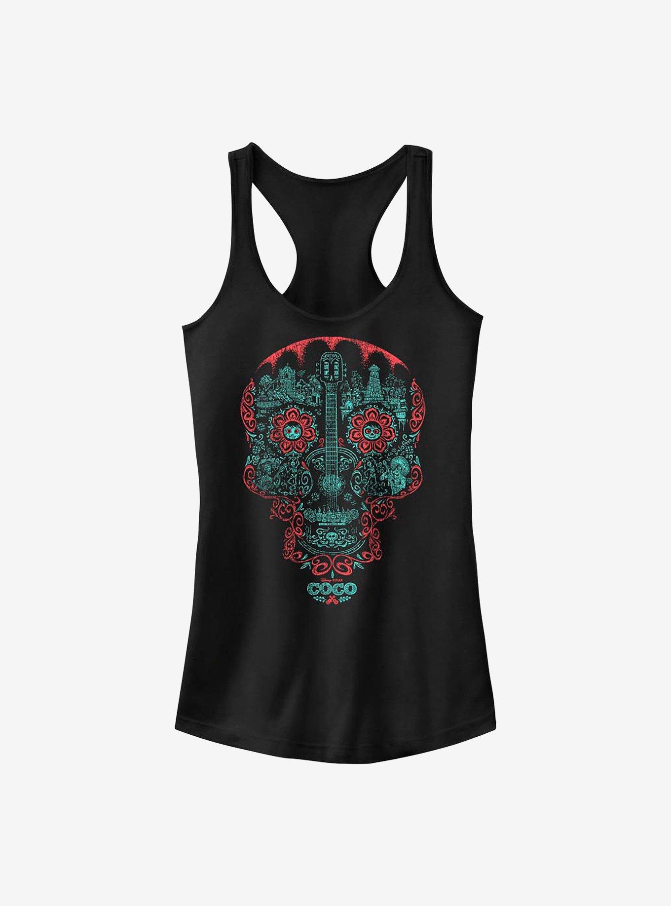 Disney Pixar Coco Craneo Muerto Girls Tank, , hi-res