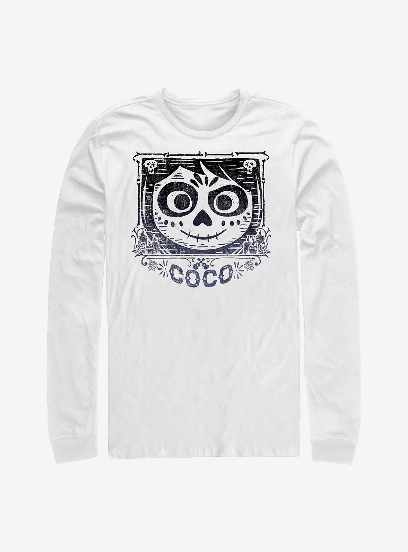 Disney Pixar Coco Face Frame Long-Sleeve T-Shirt