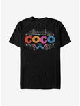 Disney Pixar Coco Artistic Logo T-Shirt, BLACK, hi-res