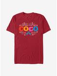 Disney Pixar Coco Artistic Logo T-Shirt, CARDINAL, hi-res
