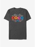 Disney Pixar Coco Artistic Logo T-Shirt, CHARCOAL, hi-res