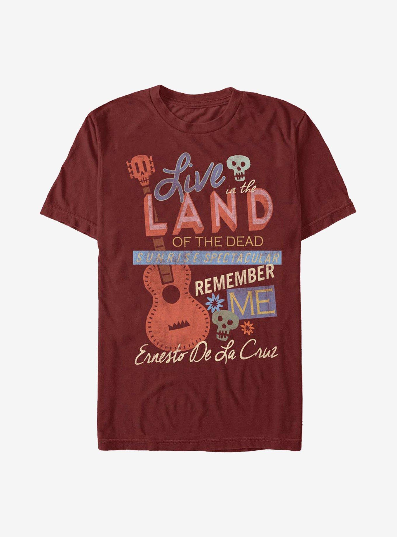 Disney Pixar Coco Live In The Land Of The Dead T-Shirt, CARDINAL, hi-res