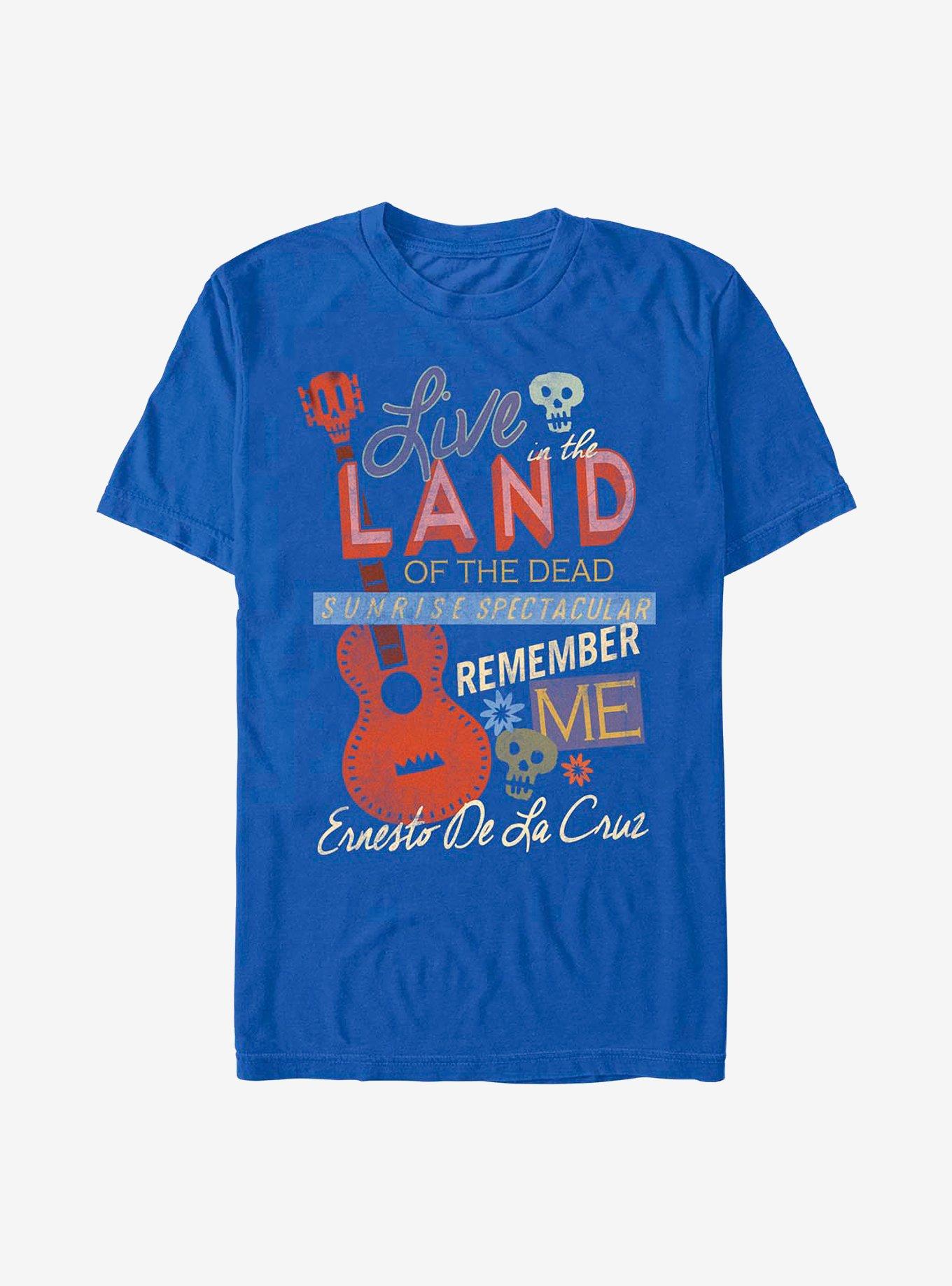 Disney Pixar Coco Live In The Land Of The Dead T-Shirt, ROYAL, hi-res