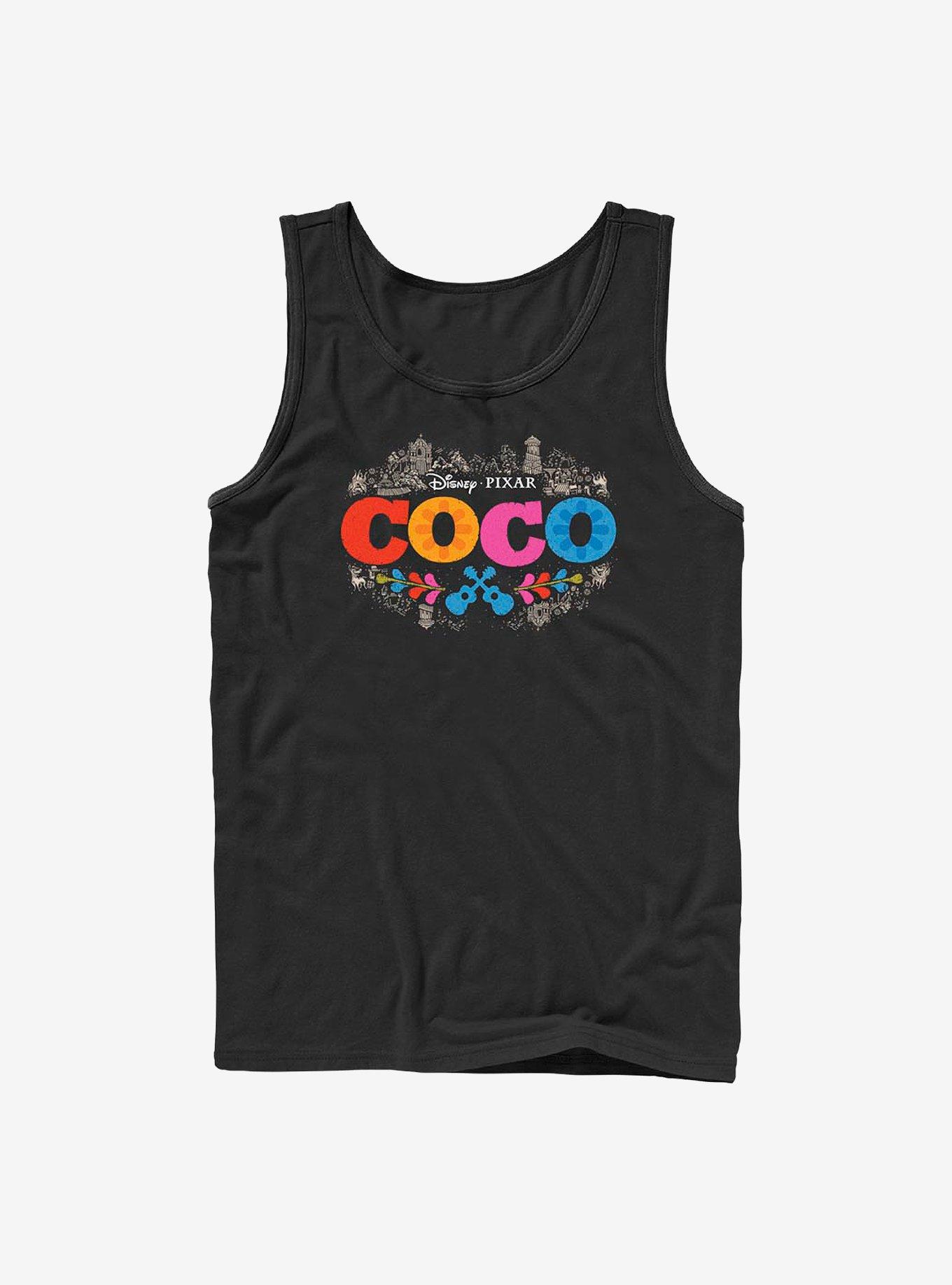 Disney Pixar Coco Artistic Logo Tank, , hi-res