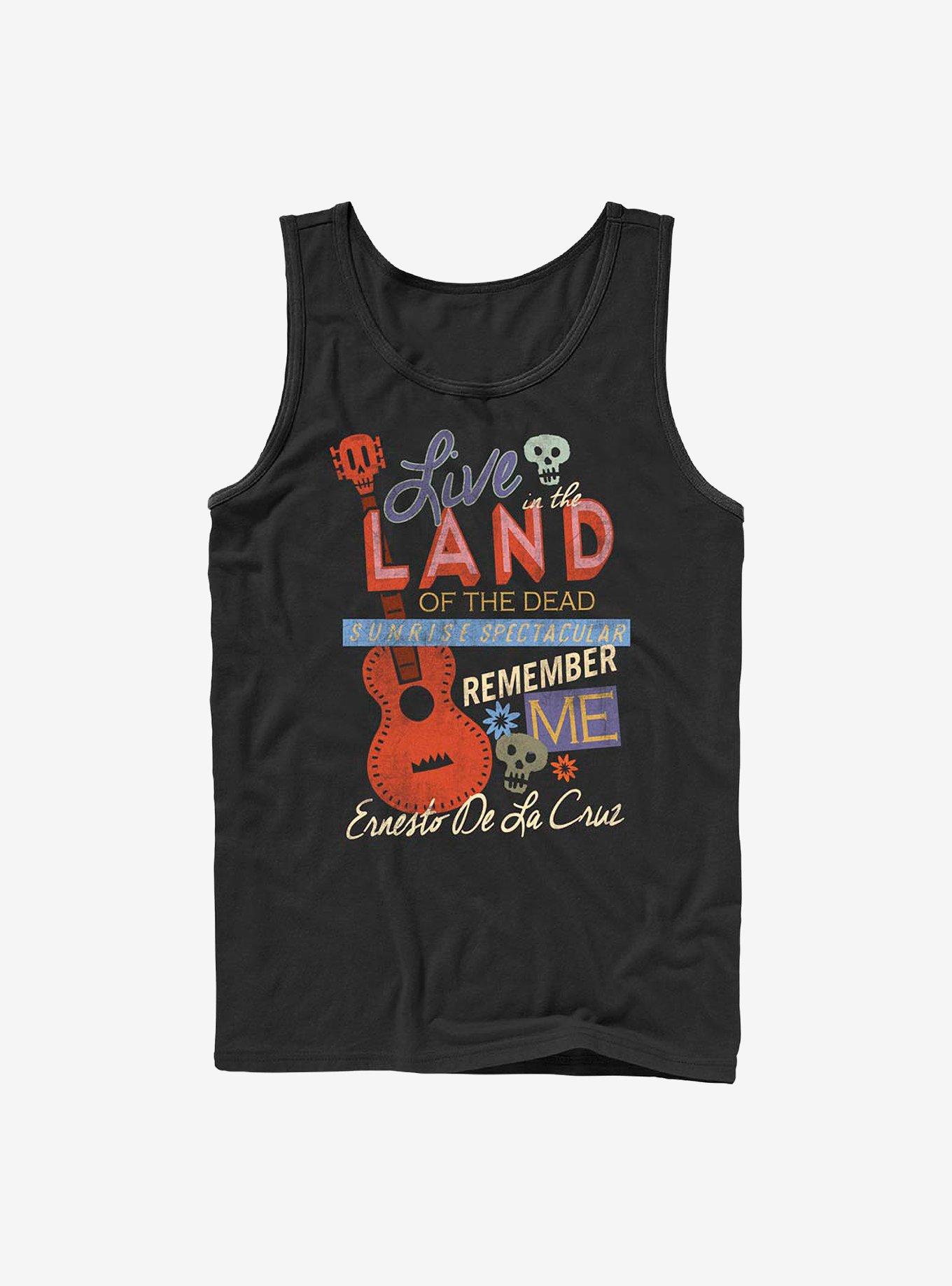 Disney Pixar Coco Live In The Land Of The Dead Tank, BLACK, hi-res