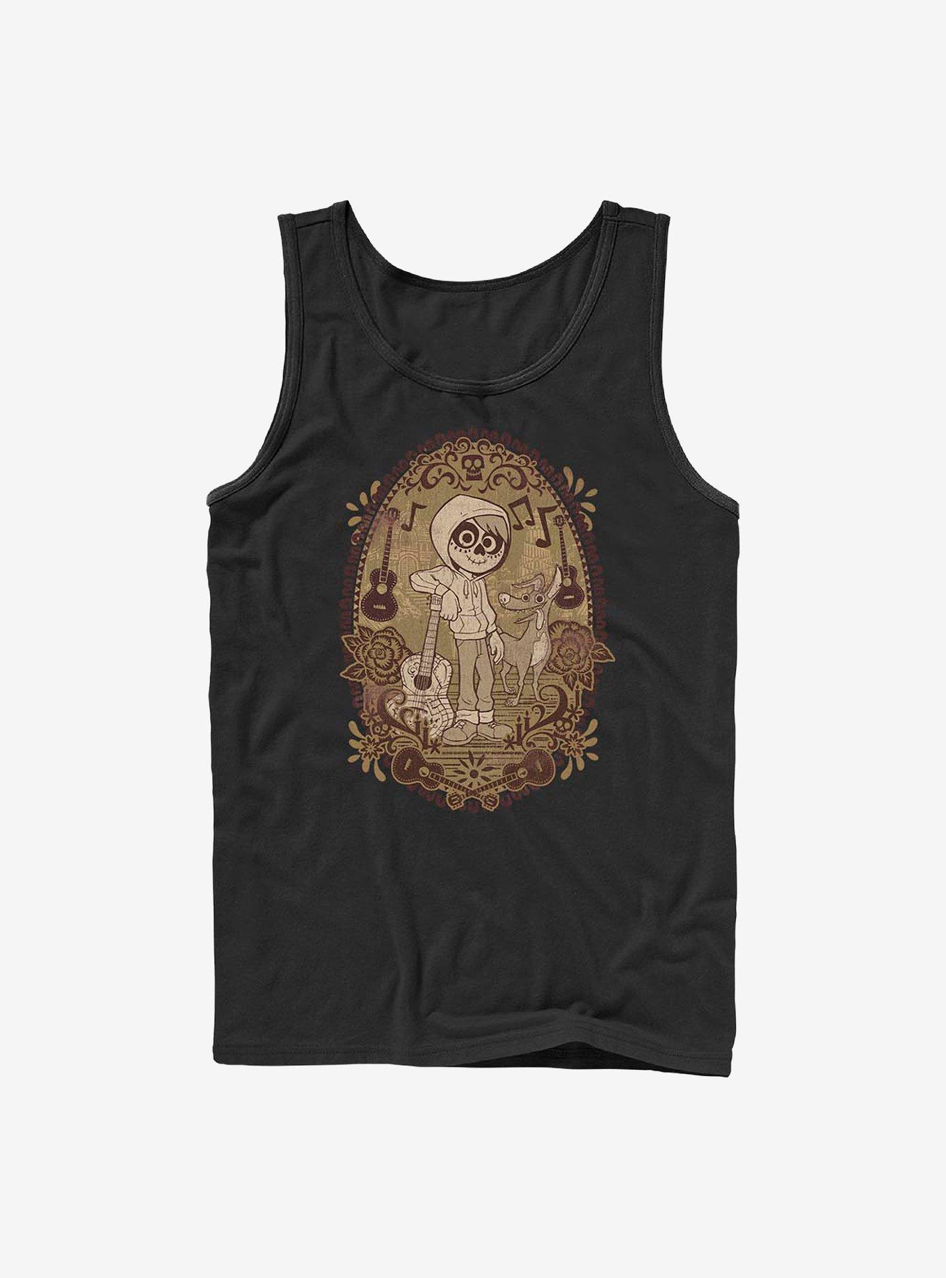 Disney Pixar Coco Miguel Portrait Tank, BLACK, hi-res