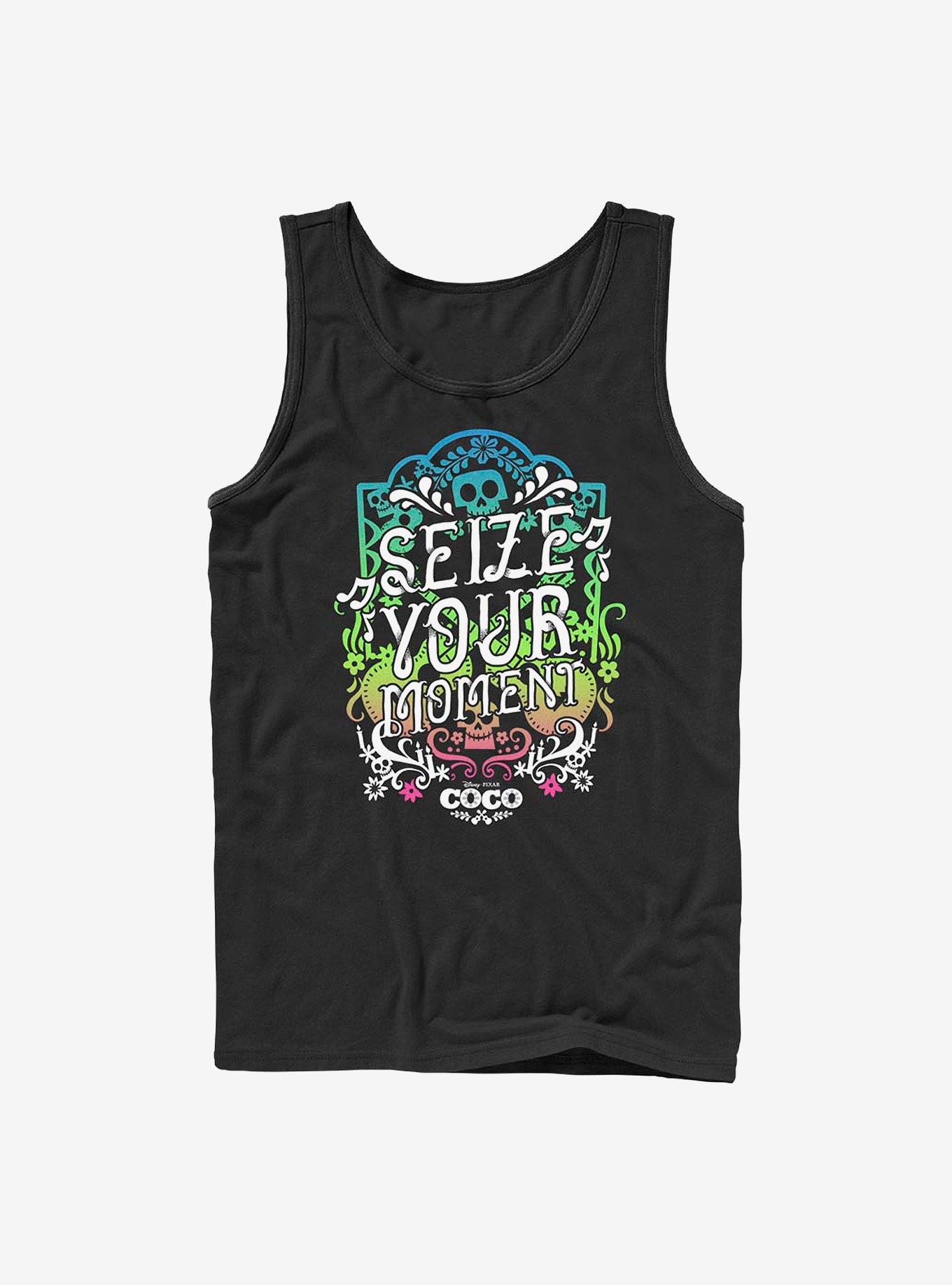 Disney Pixar Coco Seize Your Moment Tank, BLACK, hi-res