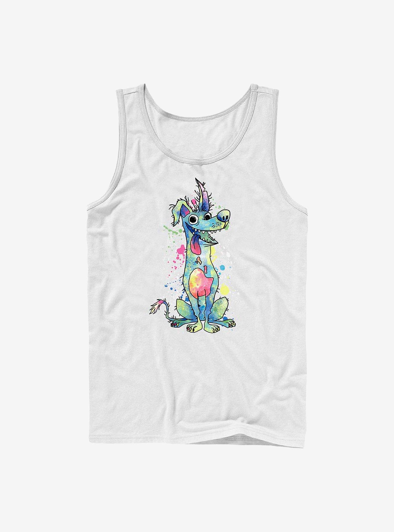 Disney Pixar Coco Watercolor Dante Tank, WHITE, hi-res