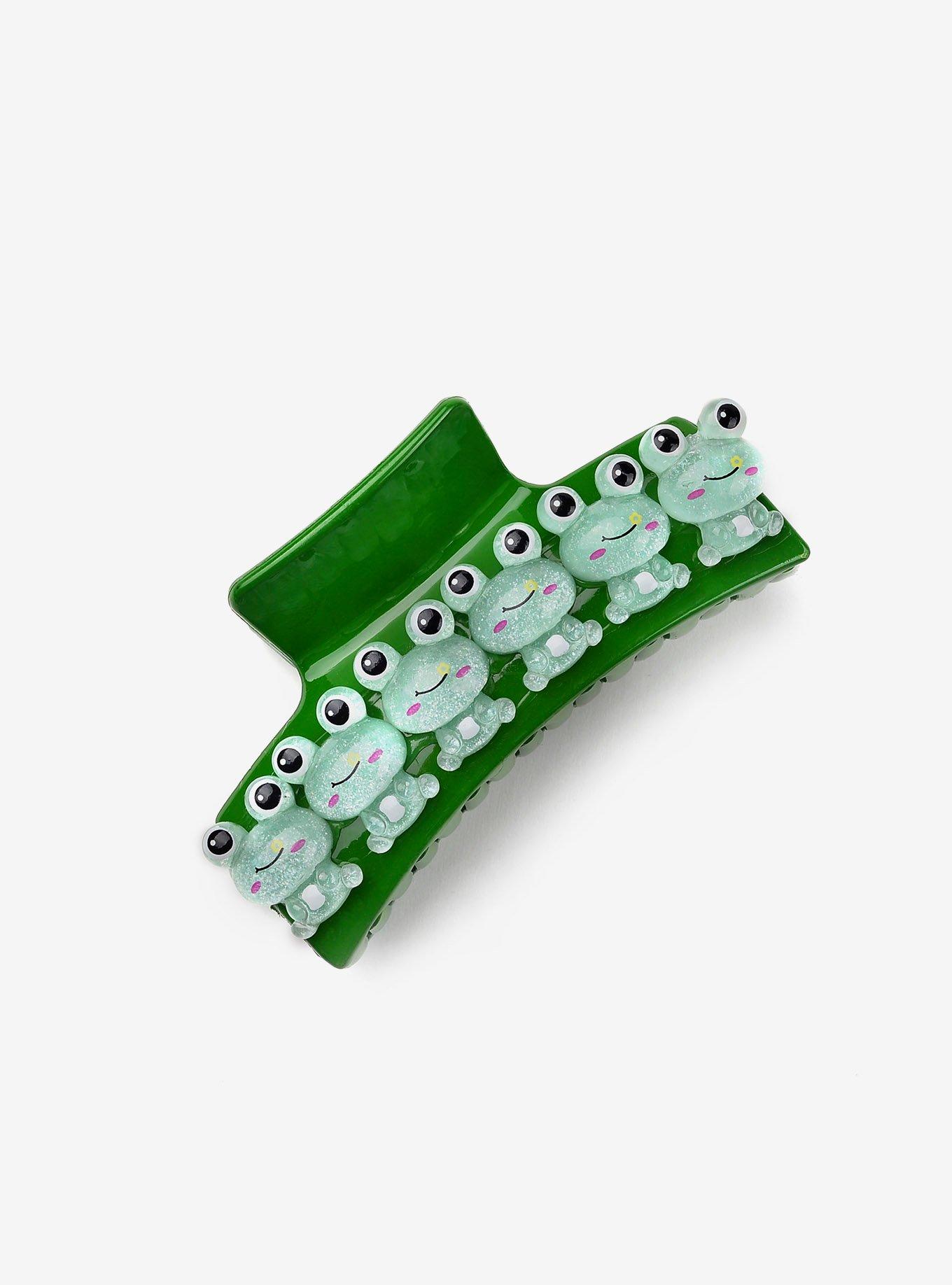 Garden Frogs Hair Clip, , hi-res