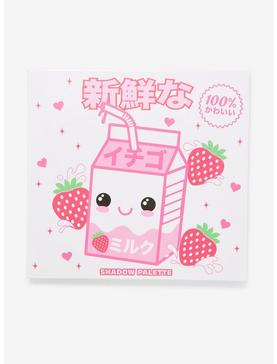 Kawaii Strawberry Milk Eyeshadow Palette, , hi-res