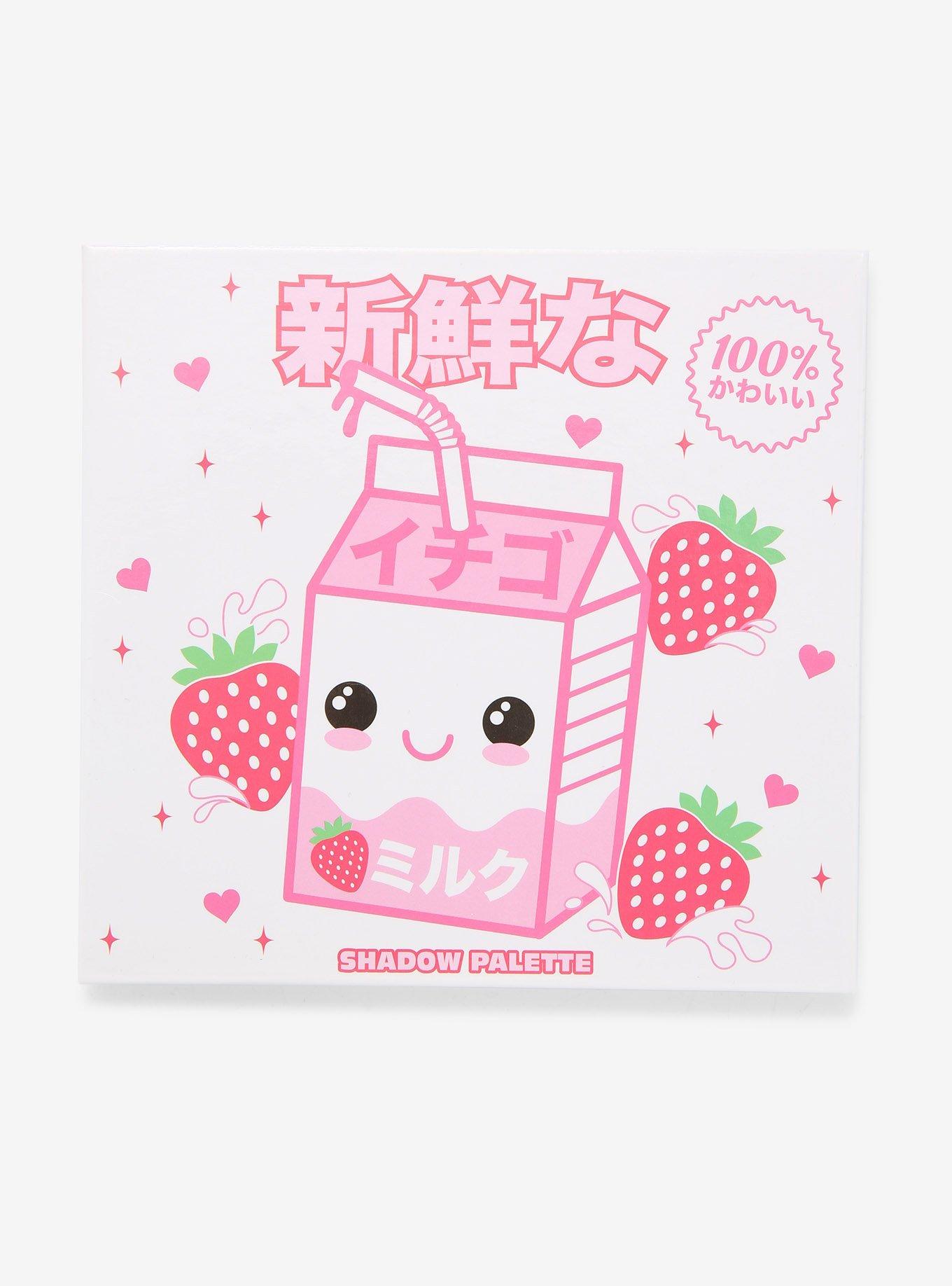 Kawaii Strawberry Milk Eyeshadow Palette, , hi-res