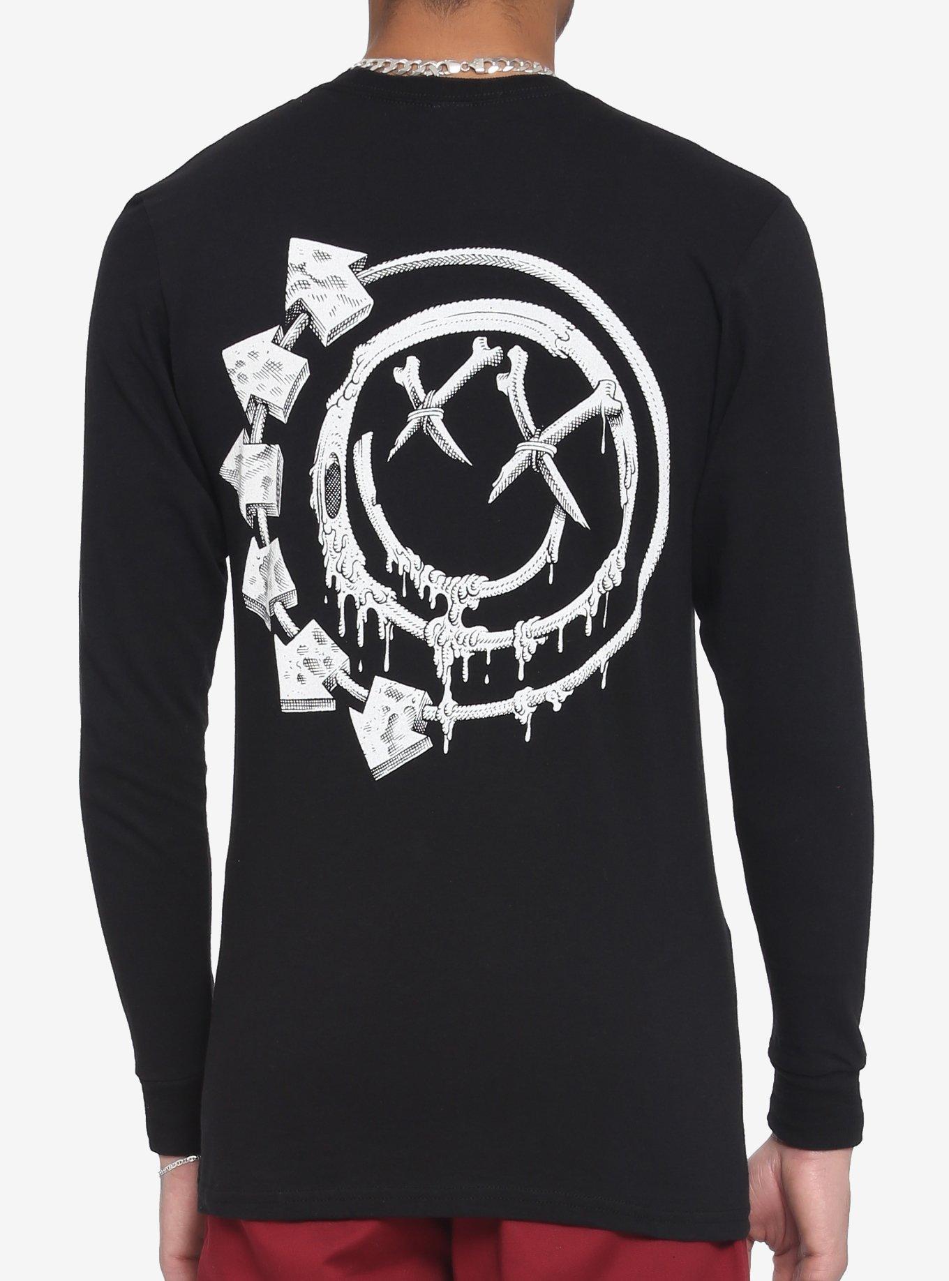 Blink-182 Smile Logo Long-Sleeve T-Shirt, BLACK, hi-res