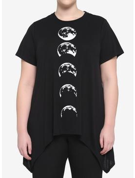 Moon Phase Shark Bite Girls T-Shirt Plus Size, , hi-res