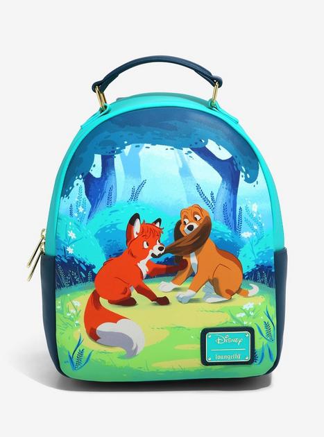 Loungefly fox and hound meeting outlet Backpack