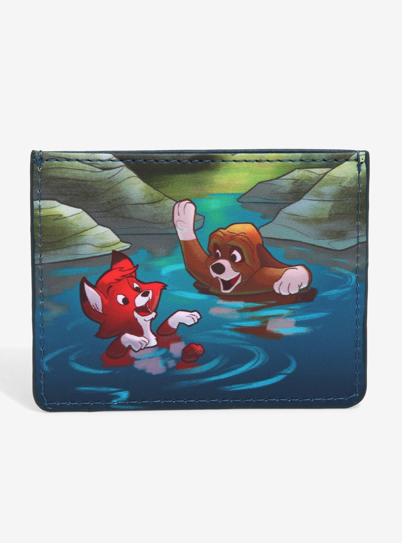 Loungefly Disney The Fox and the Hound Splash Cardholder - BoxLunch Exclusive, , hi-res