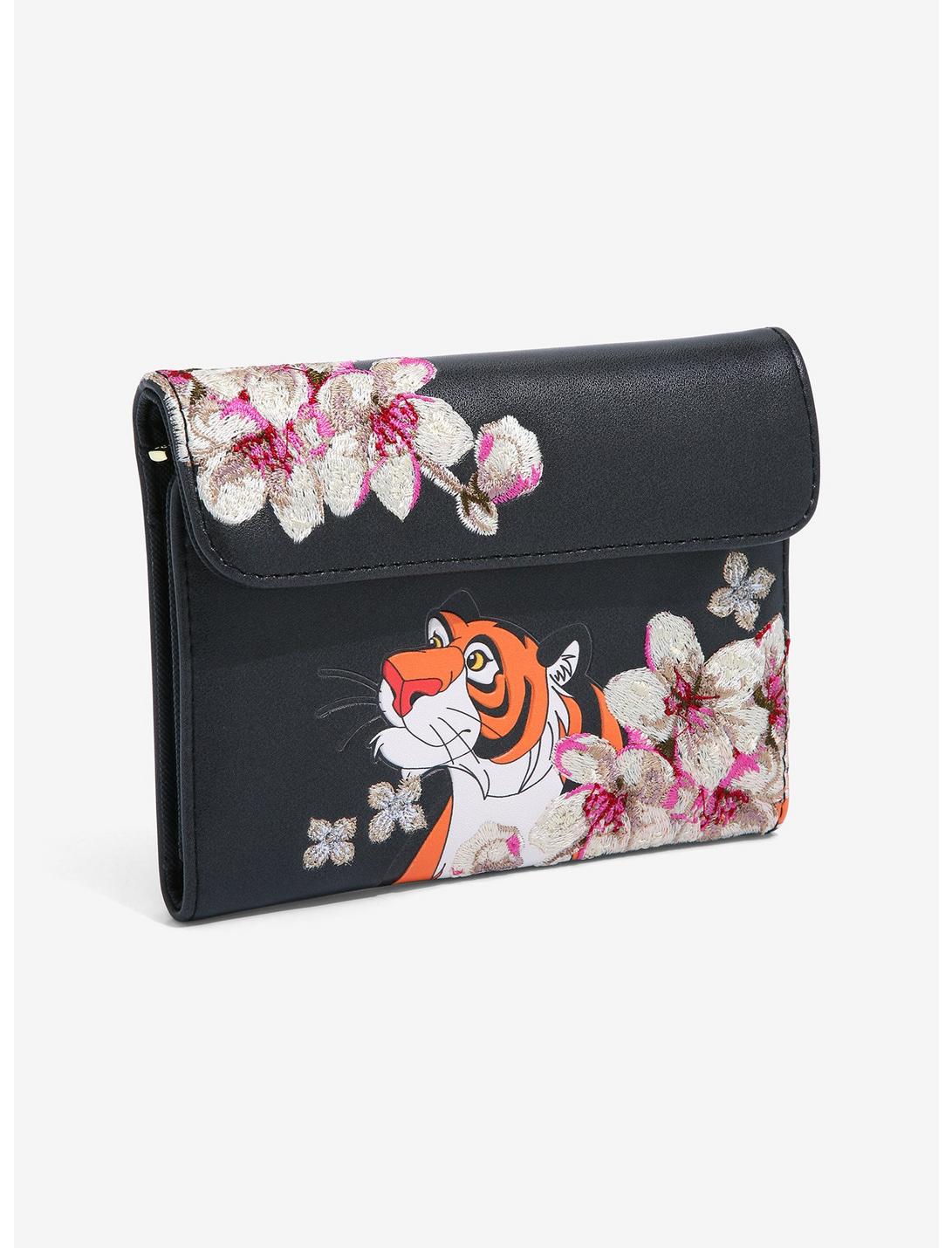 Loungefly Disney Aladdin Rajah Floral Small Wallet - BoxLunch Exclusive, , hi-res