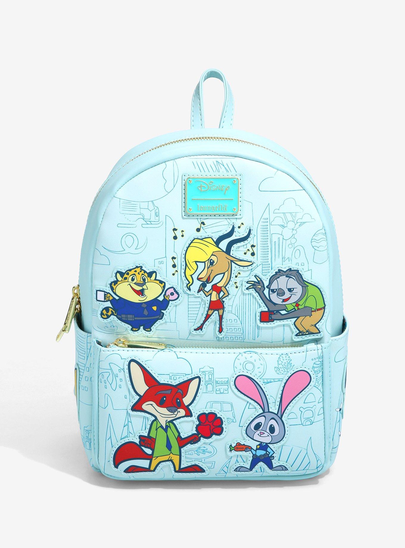 Disney Zootopia Chibi Characters Mini Backpack - BoxLunch Exclusive, , hi-res