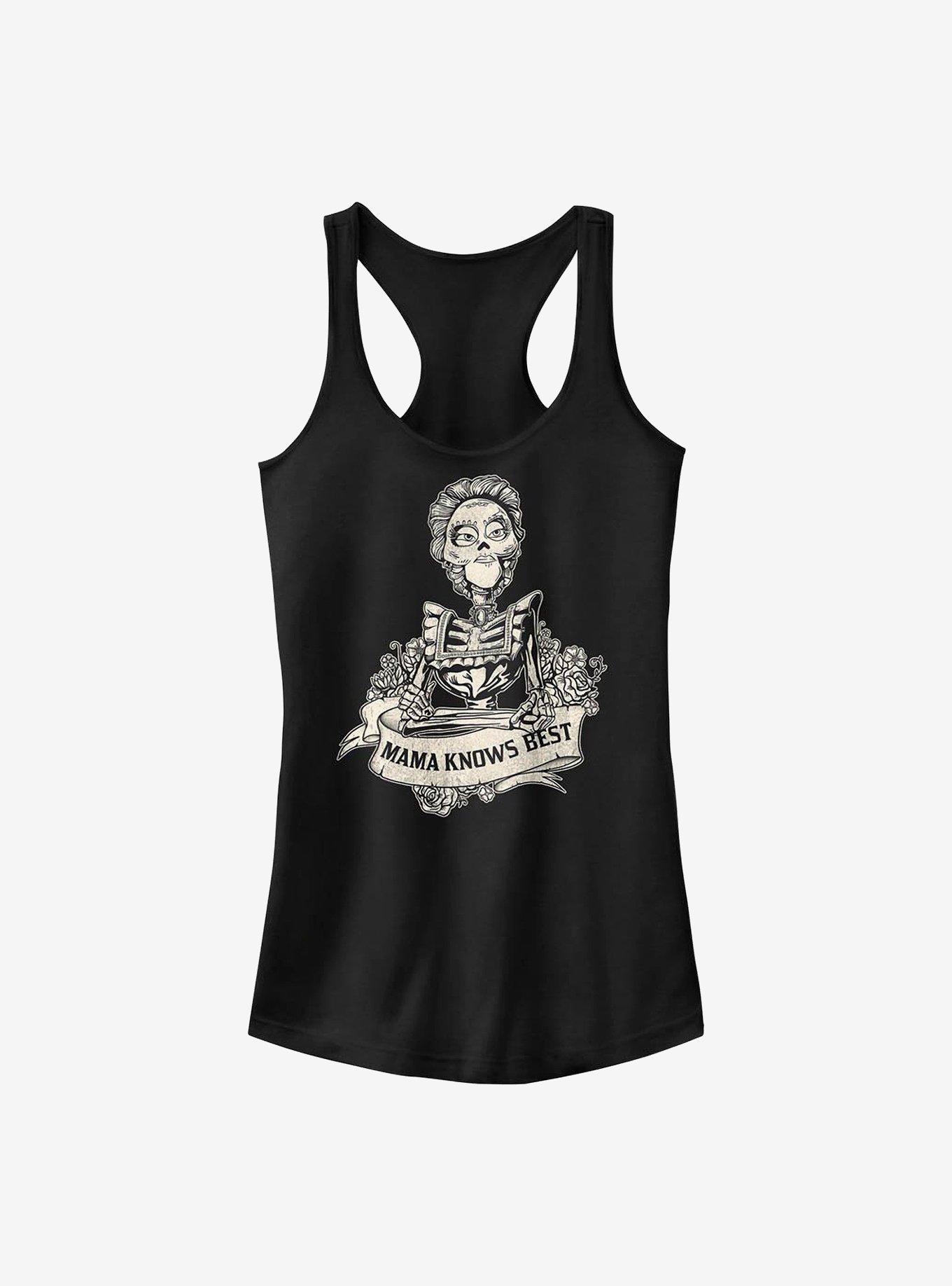 Disney Pixar Coco Mama Knows Best Girls Tank, BLACK, hi-res