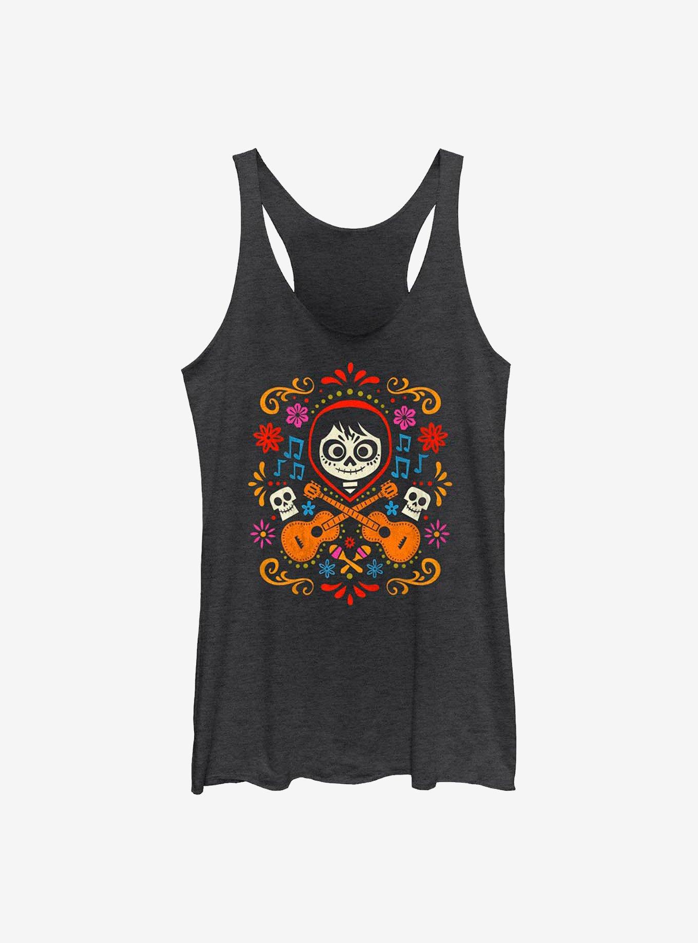 Disney Pixar Coco Musical Miguel Girls Tank, BLK HTR, hi-res