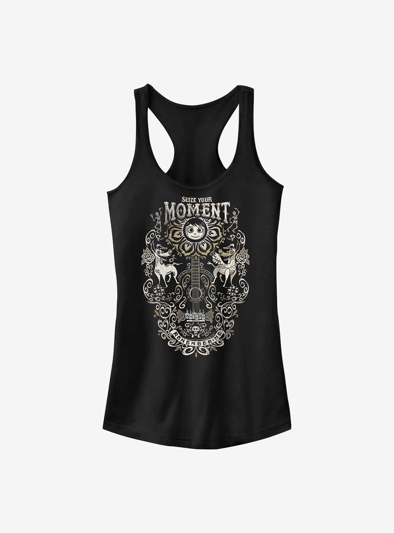 Disney Pixar Coco Seize Your Moment Remember Me Girls Tank, BLACK, hi-res