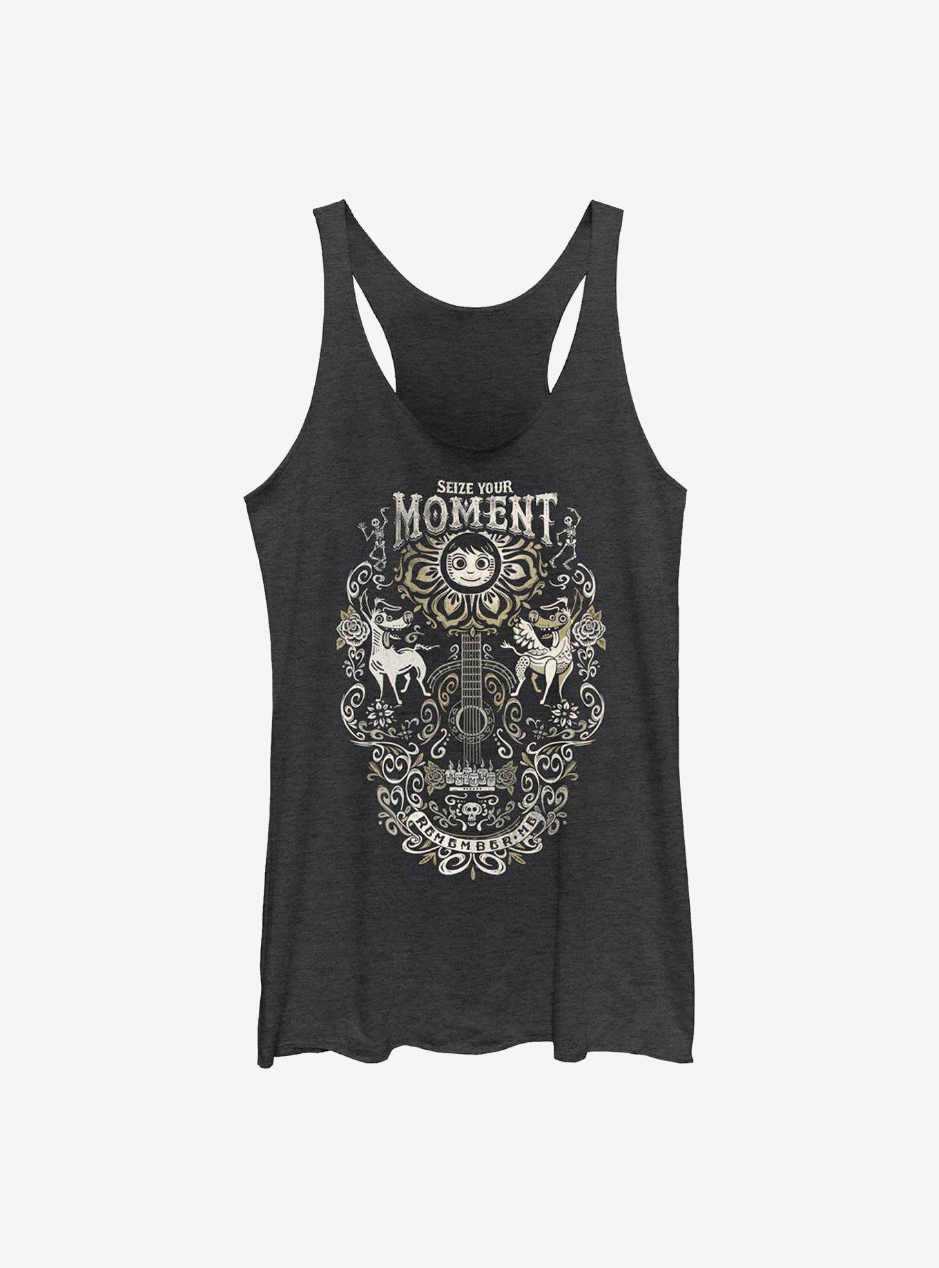 Disney Pixar Coco Seize Your Moment Remember Me Girls Tank, BLK HTR, hi-res