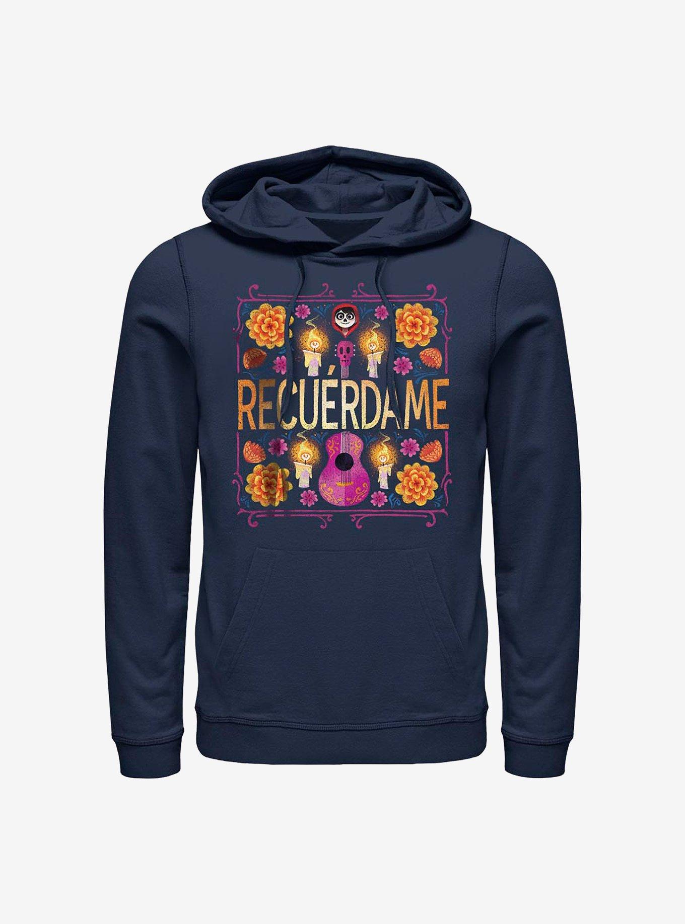 Disney Pixar Coco Recuerdame Hoodie, NAVY, hi-res