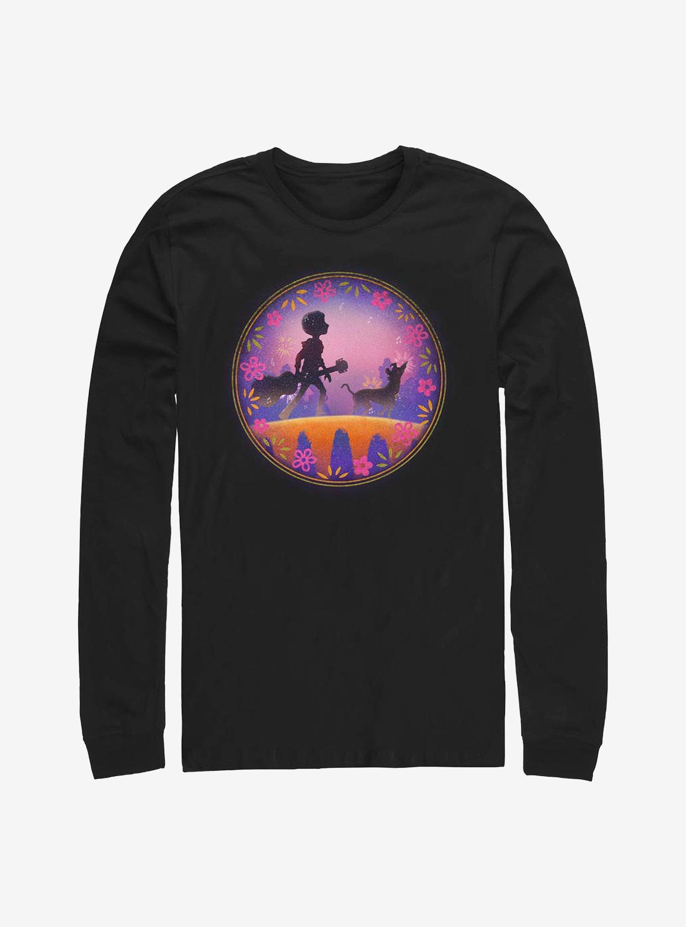 Disney Pixar Coco Bridge Into The Land Of The Dead Long-Sleeve T-Shirt, BLACK, hi-res