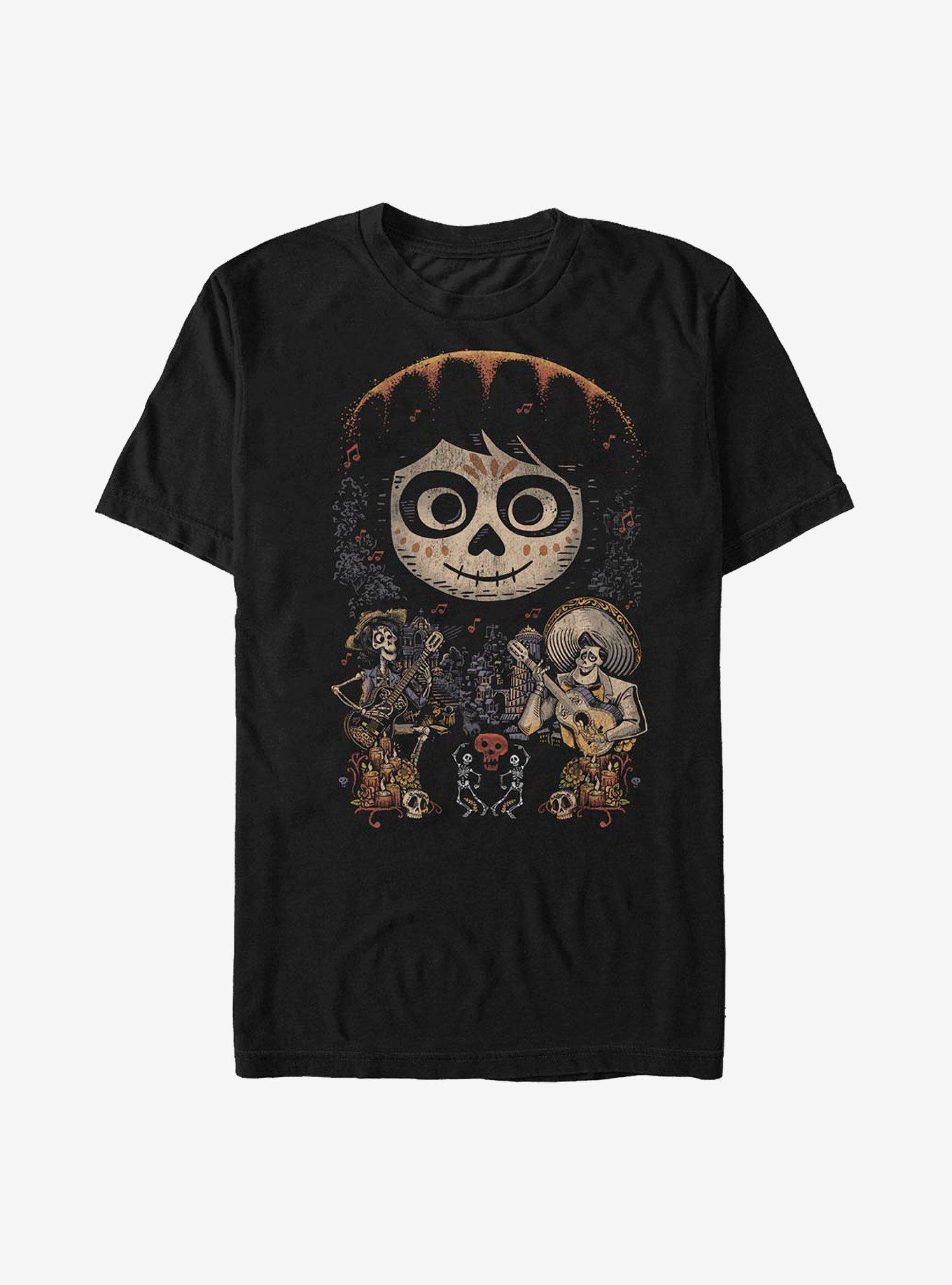 Disney Pixar Coco Musical Poster T-Shirt, BLACK, hi-res