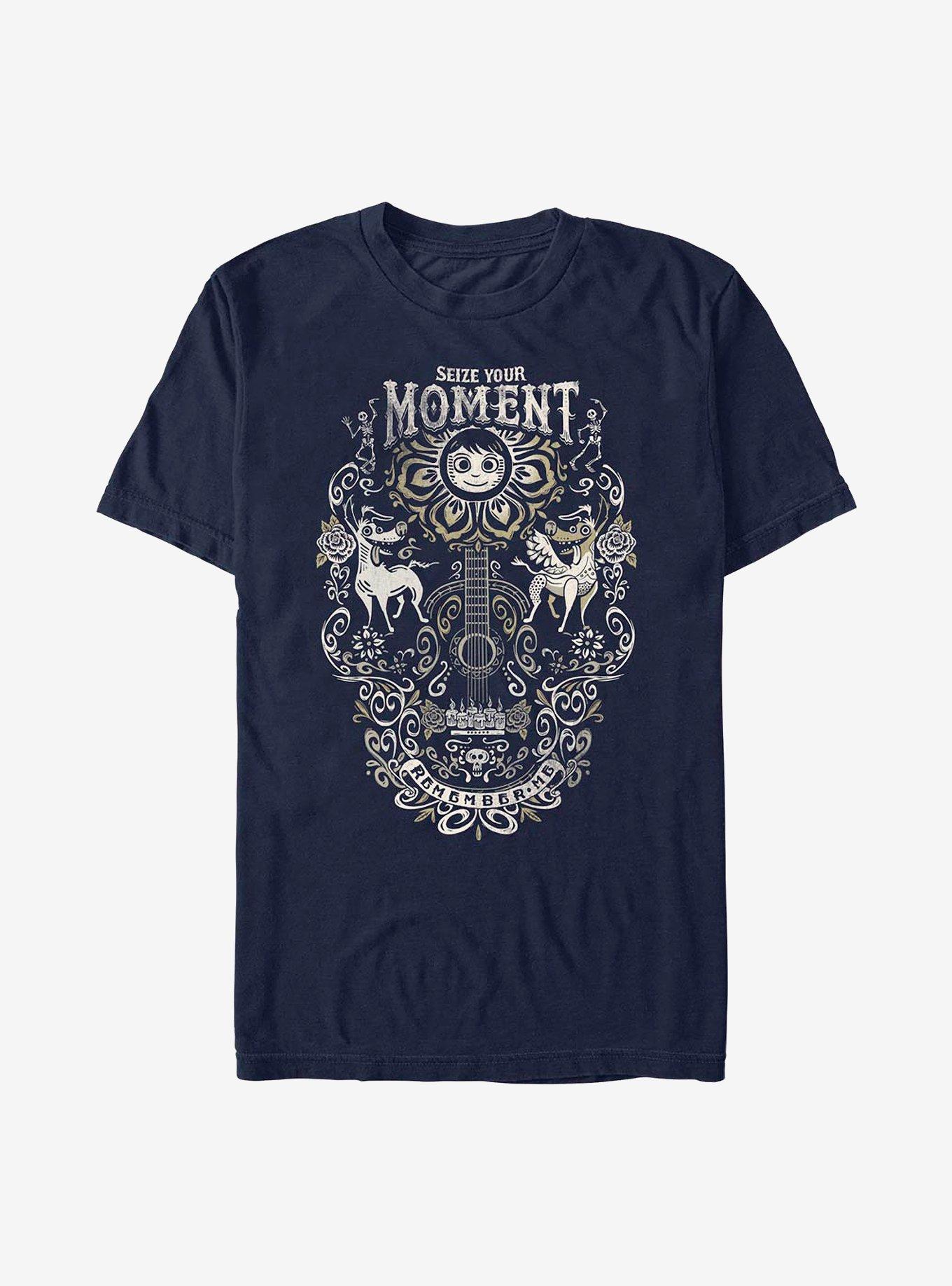 Disney Pixar Coco Seize Your Moment Remember Me T-Shirt, NAVY, hi-res