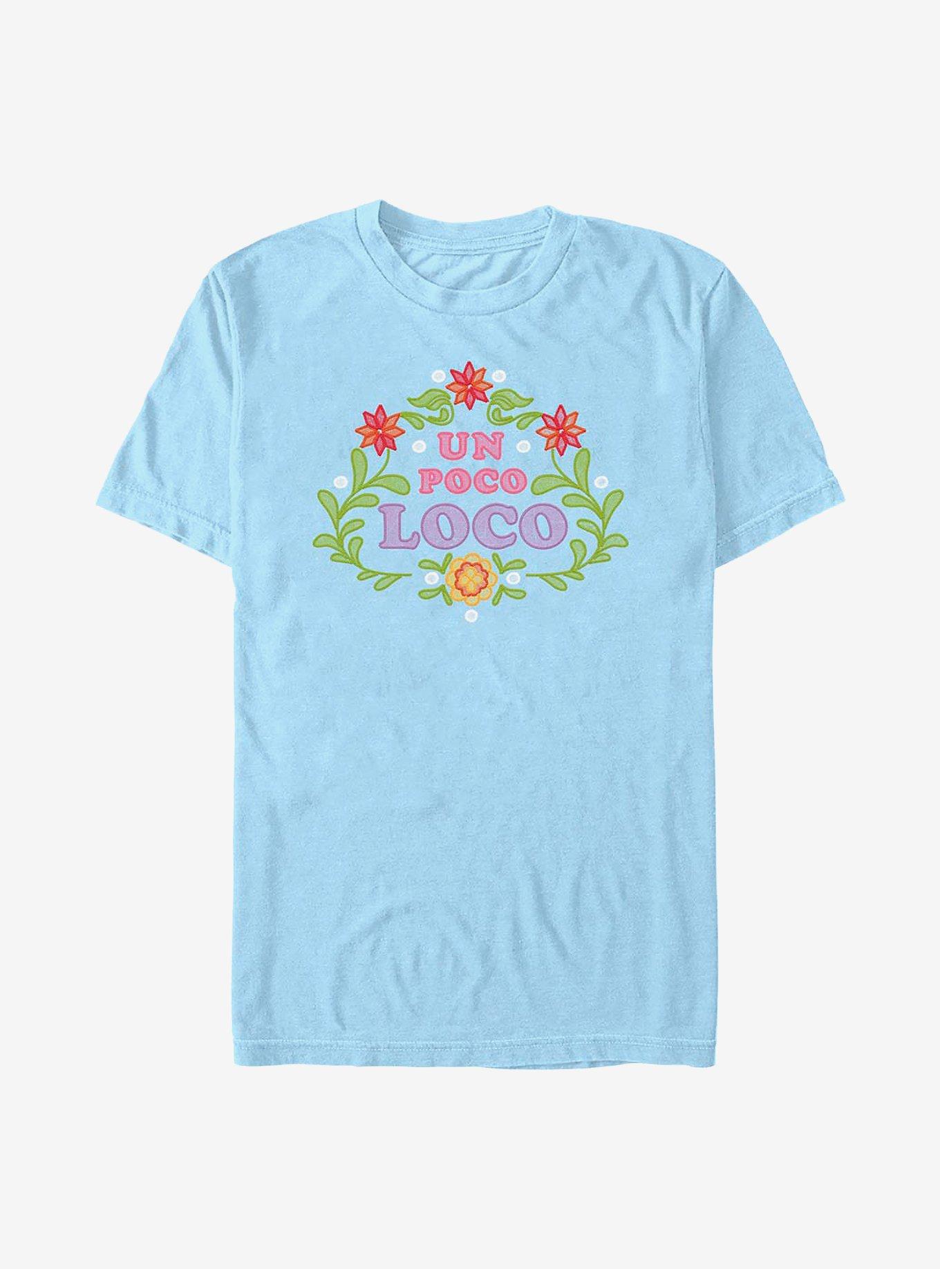 Disney Pixar Coco Un Poco Loco Floral Emblem T-Shirt, , hi-res