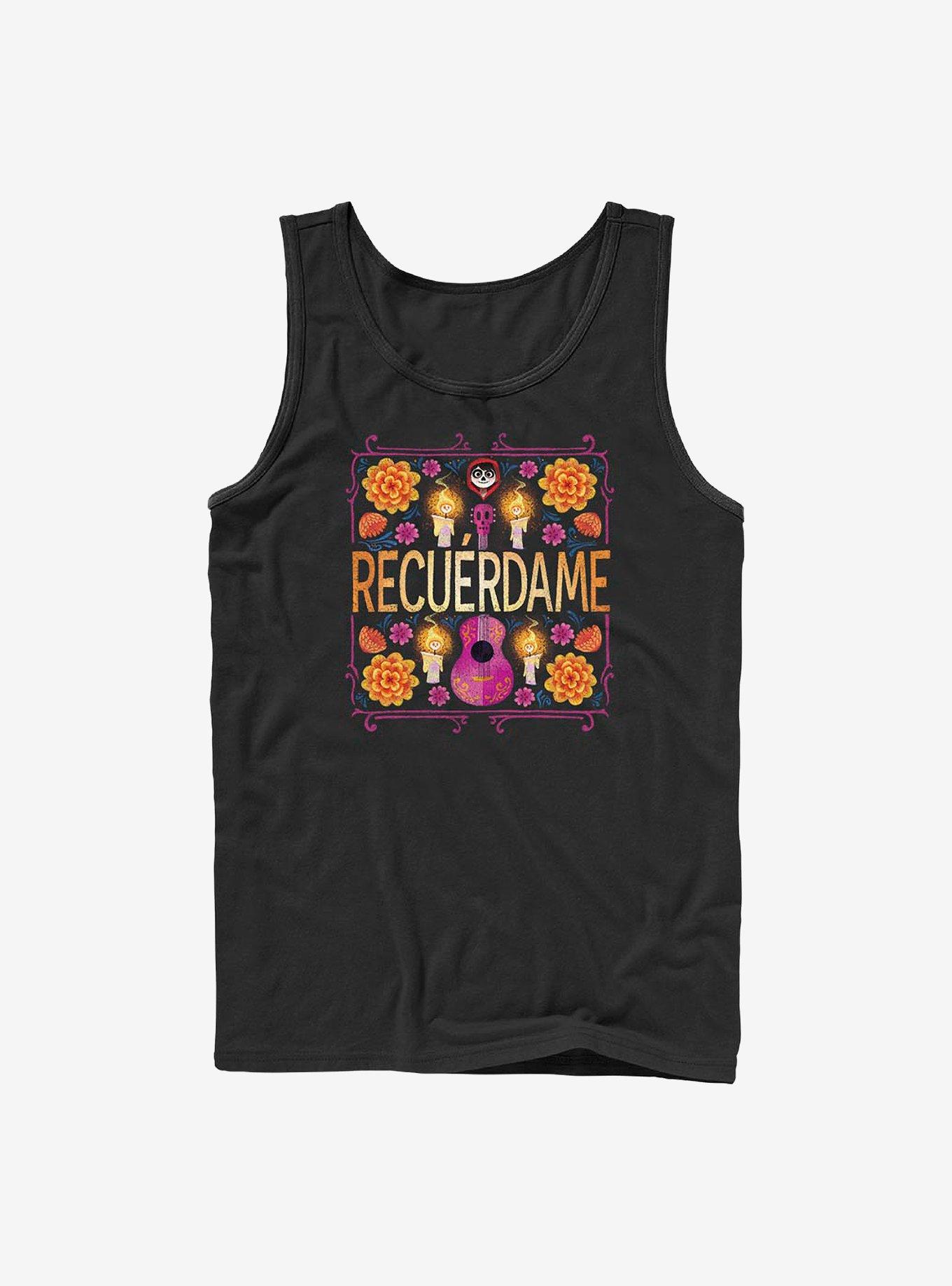 Disney Pixar Coco Recuerdame Tank, BLACK, hi-res