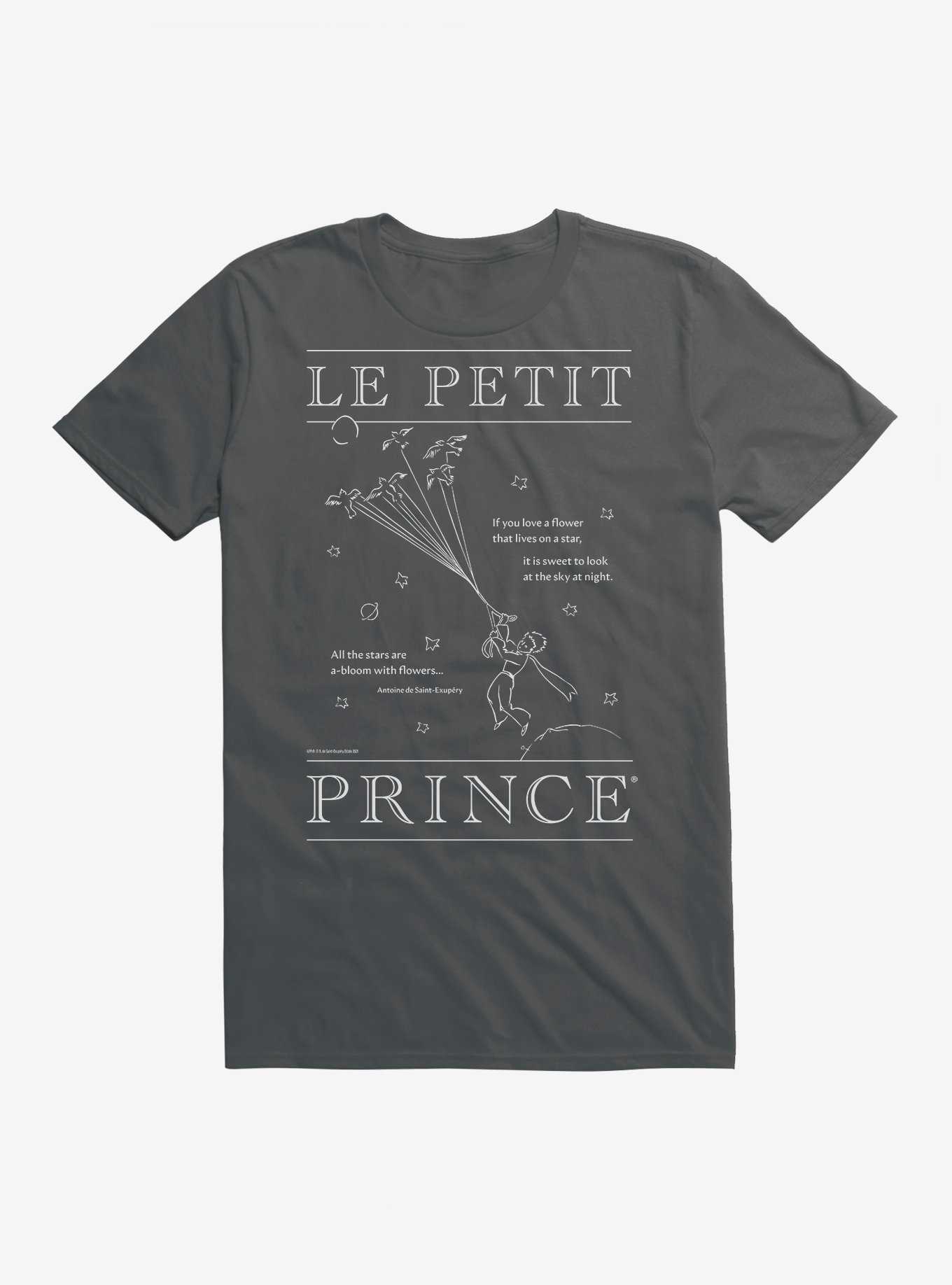 The Little Prince All The Stars T-Shirt, CHARCOAL, hi-res