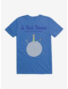 The Little Prince French Book Cover T-Shirt, ROYAL BLUE, hi-res