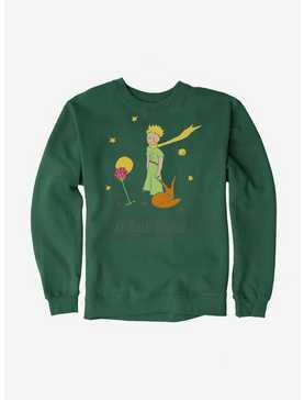 The Little Prince The Fox And Rose Sweatshirt, FOREST, hi-res