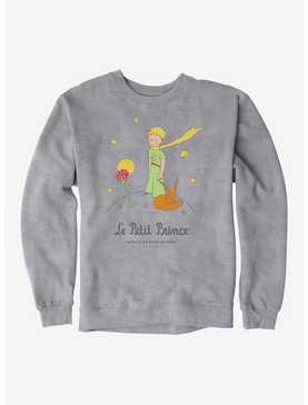 The Little Prince The Fox And Rose Sweatshirt, HEATHER GREY, hi-res
