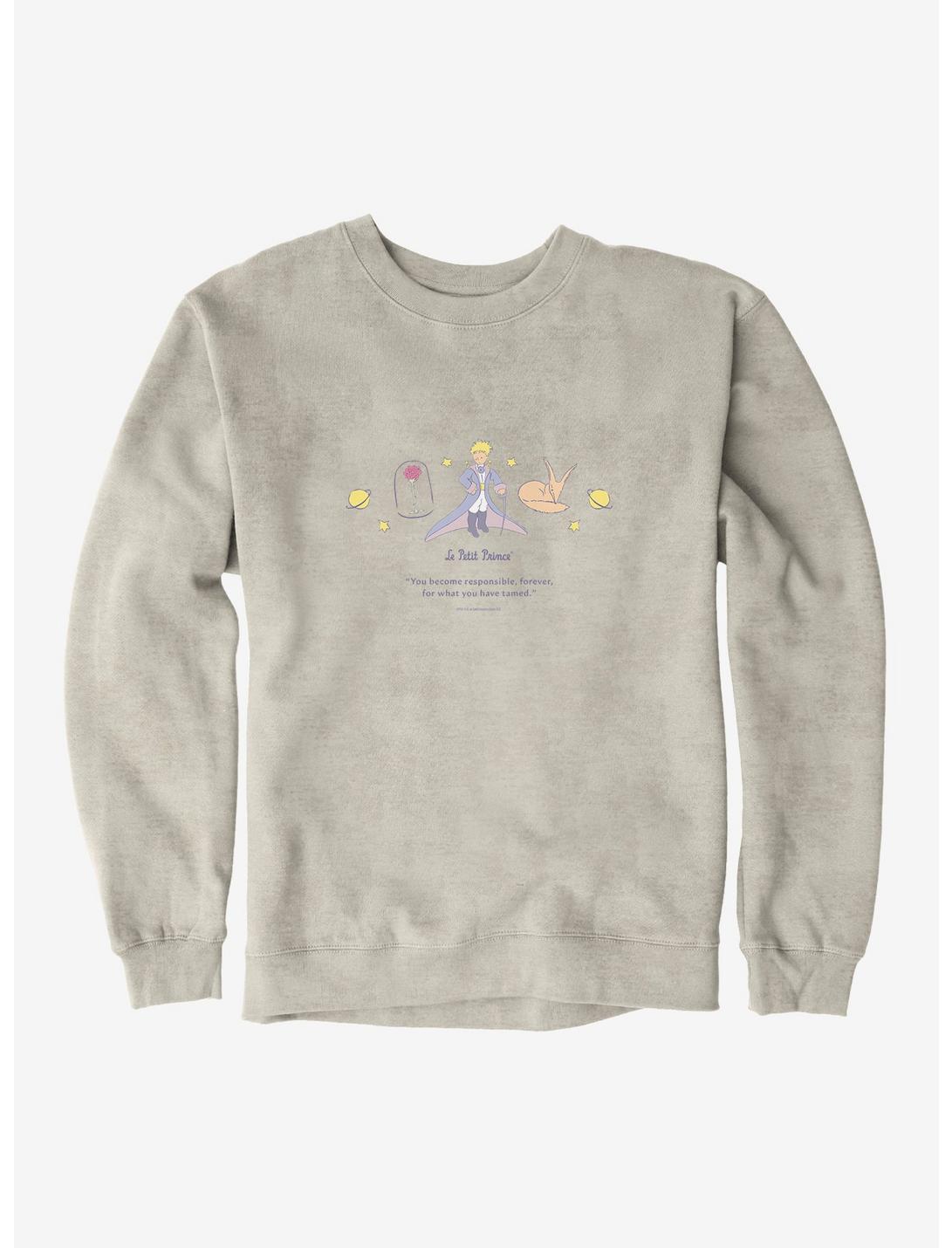 The Little Prince What You Have Tamed Sweatshirt, OATMEAL HEATHER, hi-res