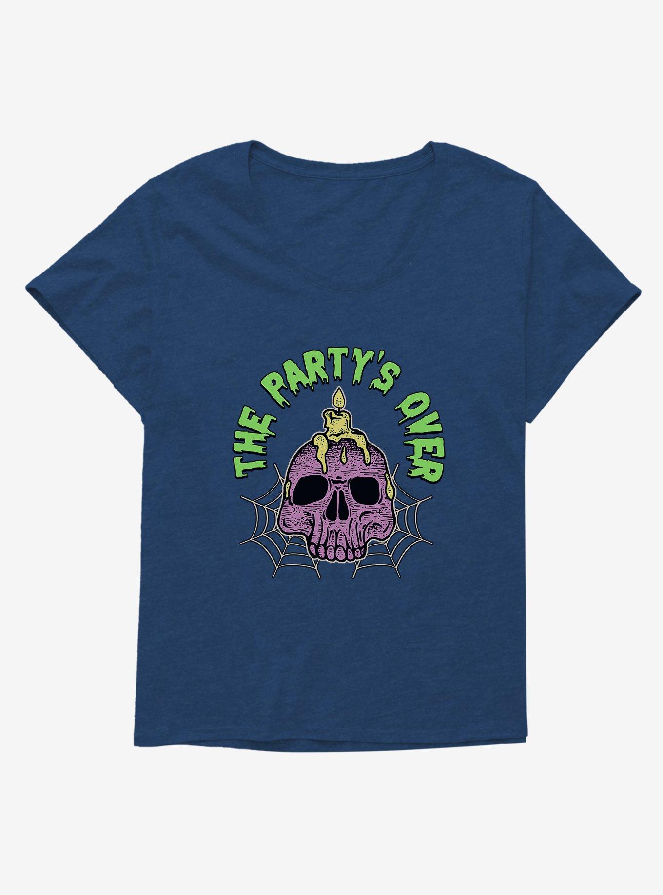 Halloween Party'S Over Plus Size T-Shirt, ATHLETIC NAVY, hi-res